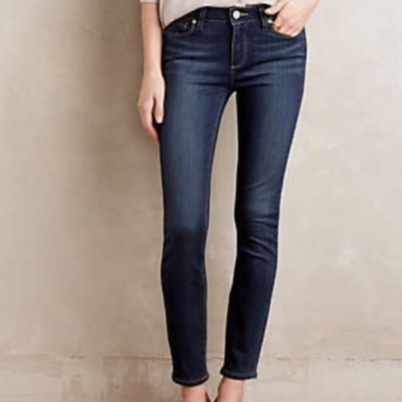 Paige Roxie Crop Dark Wash Denim